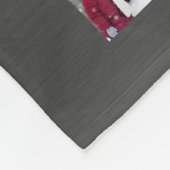 Afstuderen 35 Foto Collage Gray Shimmer Fleece Deken (Hoek)