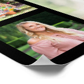 Afstuderen 35 Fotocollage klasse jaar Afstuderen Poster (Hoek)