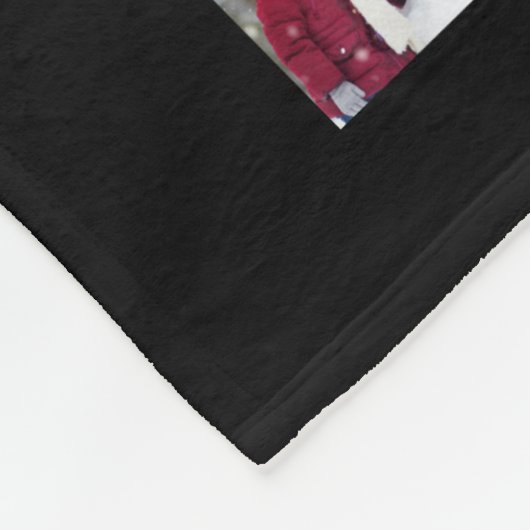 Afstuderen 35 Photo Collage CLASS YEAR Black Fleece Deken (Hoek)