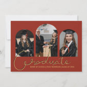 Afstuderen | 3 Aankondiging van aanplakfotocollage (Voorkant)