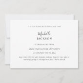 Afstuderen 3 Aankondiging van het Foto Afstuderen (Achterkant)