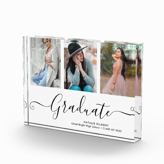 Afstuderen 3 Foto Collage Afstuderen Photo Block (Rechts)