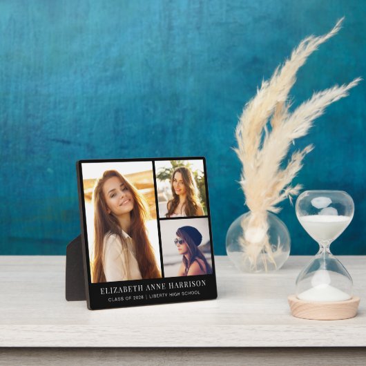 Afstuderen 3 Foto Collage Black Fotoplaat (Insitu)