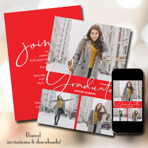 Afstuderen 3 Foto Rood Afstuderen Kaart