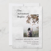 Afstuderen 3 Fotoavontuur begint met bijtende Aankondiging (Voorkant)