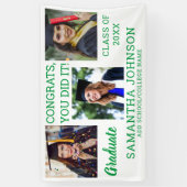 Afstuderen 3 Fotogroene concerten Afstuderen 2023 Spandoek (Verticaal)