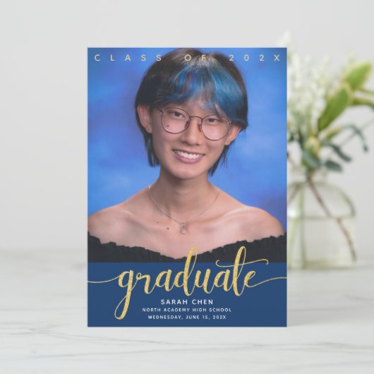 Afstuderen 3: modern glitter  3 aankondiging (Staand voorkant)