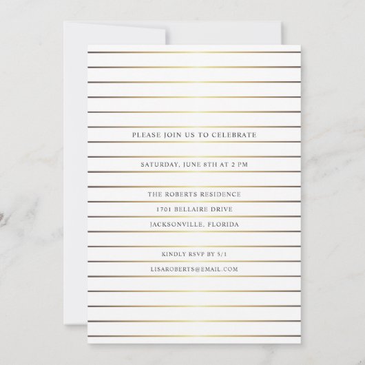 Afstuderen 3-Photo Collage Easy DIY Moderne Script Aankondiging (Achterkant)