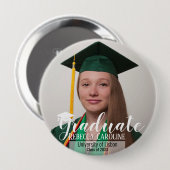 Afstuderen 3 uploadfoto ronde button 4,0 cm (Voorkant /achterkant)