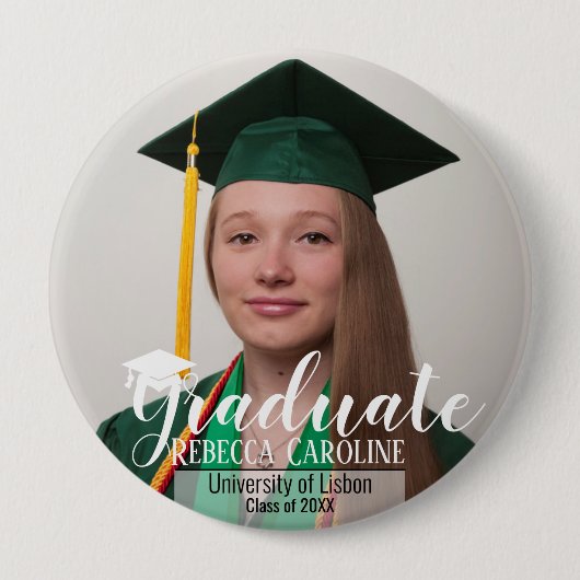 Afstuderen 3 uploadfoto ronde button 4,0 cm (Voorkant)