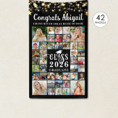 Afstuderen 42 jaar Photo Collage Script-klasse Spandoek