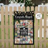 Afstuderen 42 jaar Photo Collage Script-klasse Spandoek