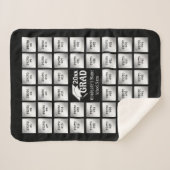 Afstuderen 44 Foto collage (voor Donkere achtergro Sherpa Deken (Voorkant (horizontaal))