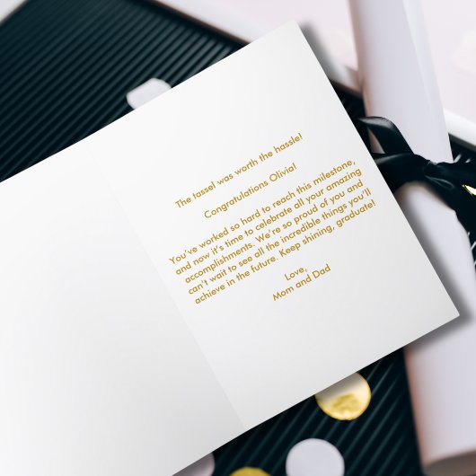 Afstuderen 4 Aangepaste foto's, Afstuderen, Goud & Feestdagen Kaart