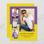 Afstuderen 4 Foto BUDGET Paars Geel (Voorkant / Achterkant)