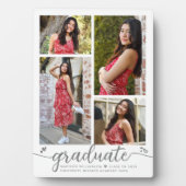 Afstuderen 4 Foto Moderne kalligrafie Wit Fotoplaat (voorkant)
