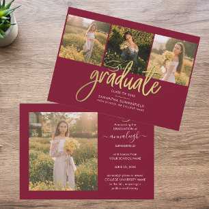 Afstuderen 4 Fotocollage Klasse van 2025 Aankondiging