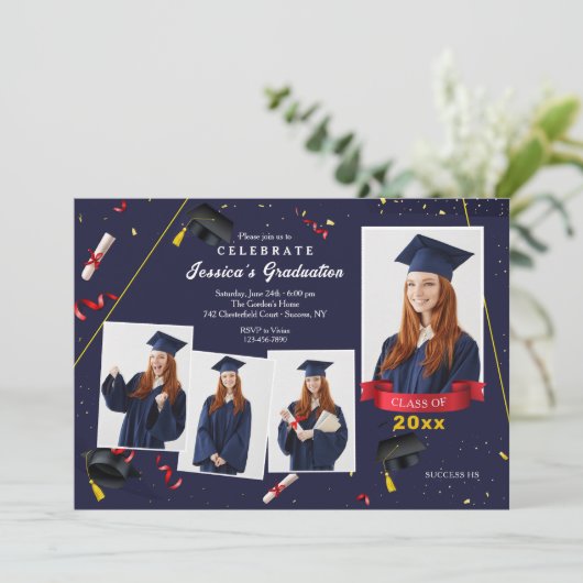 Afstuderen 4 Fotonodiging Kaart (Staand voorkant)