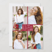 Afstuderen 4 Uitnodiging voor fotocollage (Voorkant)