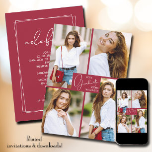 Afstuderen 4 Uitnodiging voor fotocollage