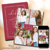 Afstuderen 4 Uitnodiging voor fotocollage