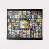 Afstuderen 55 Aangepaste kleur voor fotocollage ac Wandkleed (Voorkant (horizontaal))