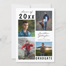 Afstuderen 5 Foto handgeschreven script Aankondiging