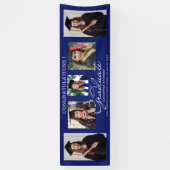 afstuderen 5 Fotocollage Gefeliciteerd met 2024 Bl Spandoek (Verticaal)