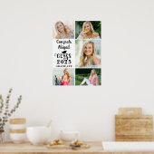 Afstuderen 5 Fotocollage Klasse Jaar Typografie Poster (Keuken)