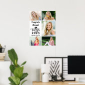 Afstuderen 5 Fotocollage Klasse Jaar Typografie Poster (Thuiskantoor)