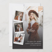 Afstuderen 5 Fotocollage Modern Afstudeerder 2025 Aankondiging (Voorkant)