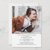 Afstuderen 5 Fotocollage Modern Afstudeerder 2025 Aankondiging (Achterkant)