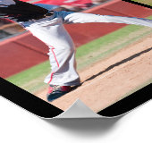 Afstuderen 5 Fotocollage Zwart Goud Pet Poster (Hoek)