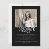 Afstuderen 5 foto's Stijlvol klassenjaar Aankondiging (Achterkant)