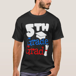 Afstuderen 5e klas vijfde klasser t-shirt