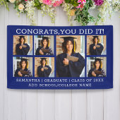 Afstuderen 7 Fotocollage Congrats Afstudeerder 202 Spandoek