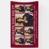 Afstuderen 7 Fotografen Afstudeerder 2023 Bourgogn Spandoek (Verticaal)