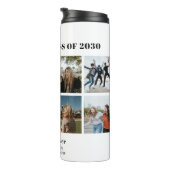 Afstuderen 8 Fotocollage afstuderen Klasse van 202 Thermosbeker (Geroteerd rechts)