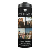 Afstuderen 8 Fotocollage afstuderen Klasse van 202 Thermosbeker (Voorkant)