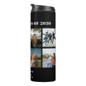 Afstuderen 8 Fotocollage afstuderen Klasse van 202 Thermosbeker (Geroteerd rechts)