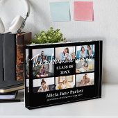 Afstuderen 8 fotocollage klasse jaarquote fotoblokken