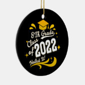 Afstuderen 8e klasse 2022 Nailed it Keramisch Ornament (Rechts)