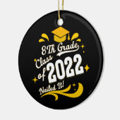 Afstuderen 8e klasse 2022 Nailed it Keramisch Ornament (Links)