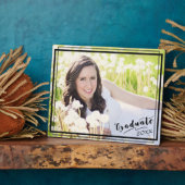 Afstuderen 8x10 foto Horizontale Zwarte Grens Fotoplaat (Zijkant)