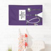 Afstuderen aan de medische faculteit spandoek (Insitu)