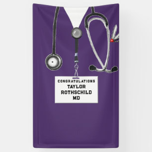 Afstuderen aan de Medische Faculteit Spandoek