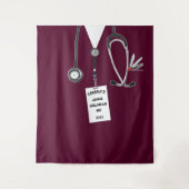 Afstuderen aan de medische faculteit wandkleed (Voorkant)