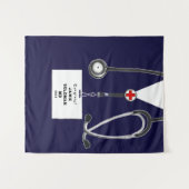 Afstuderen aan de medische faculteit wandkleed (Voorkant (horizontaal))