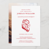 Afstuderen aan Jacksonville State University Aankondiging (Voorkant / Achterkant)