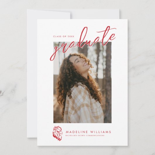 Afstuderen aan Jacksonville State University Aankondiging (Voorkant)